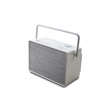 Pure Evoke Play Ηχείο Bluetooth 40W με Ραδιόφωνο και Διάρκεια Μπαταρίας έως 12 ώρες Cotton White